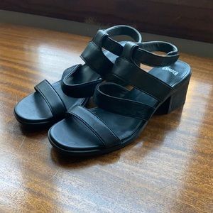 Camper Leather Pony Haired heels